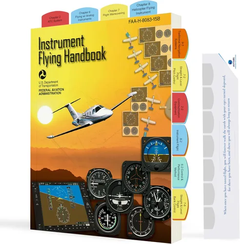 Pestañas DIY para el Manual de Vuelo por Instrumentos de la FAA (IFH) – Pestañas de estudio codificadas por colores resistentes al desgarro para