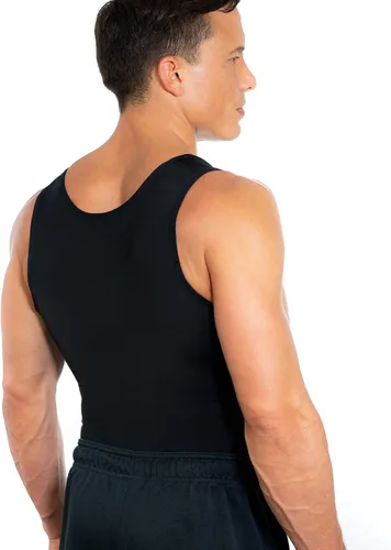 Vista 4 de Esteem Apparel Nueva camiseta de compresión para hombre que adelgaza la ropa interior del cuerpo