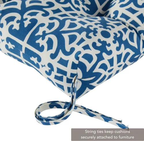 Vista 100 de Greendale Home Fashions Aloha - Cojín para silla de respaldo alto para exteriores de 44 x 22 pulgadas