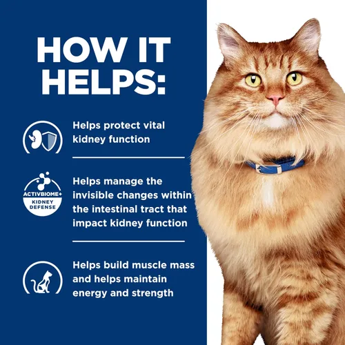 Vista 9 de Hill's Prescription Diet k/d Kidney Care + j/d Mobility Care - Alimento seco para gatos, pollo, bolsa de 6.35 libras