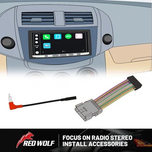 Vista 6 de RED WOLF Arnés de cableado estéreo con conector de cable preinstalado para Ford F150 1986-1998, Expedition 1995-2001, Ranger 1986-1997