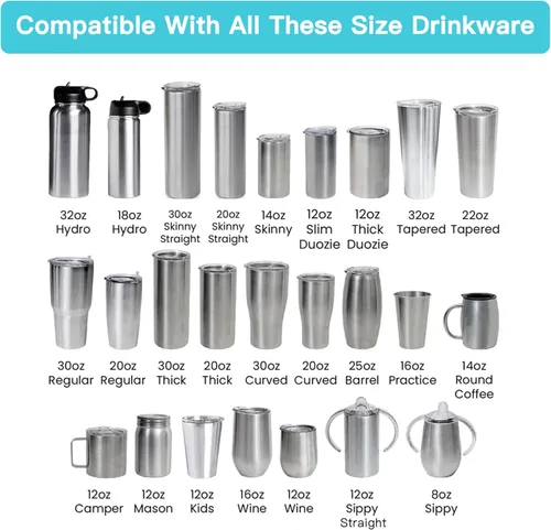 Vista 5 de Base de silicona para vaso con ranura integrada, soporte para vasos para manualidades, para aplicar calcomanías de vinilo para vasos y alineación