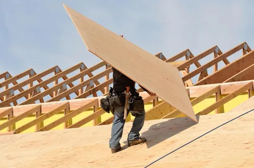 Vista 3 de Sandbaggy 500 clips de madera contrachapada H para techos, revestimiento de borde de panel, acero de calibre 20, galvanizado por inmersión