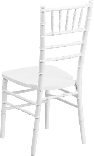 Vista 6 de Flash Furniture - Silla Chiavari de madera negra de la serie HERCULES Negro