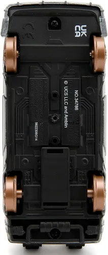 Vista 9 de Delorean DMC (Time Machine) - Rueda de tren de metal cepillado Versión Back to the Future Part III (1990) Película Hollywood Rides Series 1/32