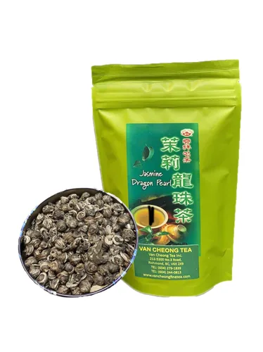 Jasmine Dragon Pearl, 3.99 oz - Té verde de hojas sueltas Té de jazmín - | Van Cheong Tea