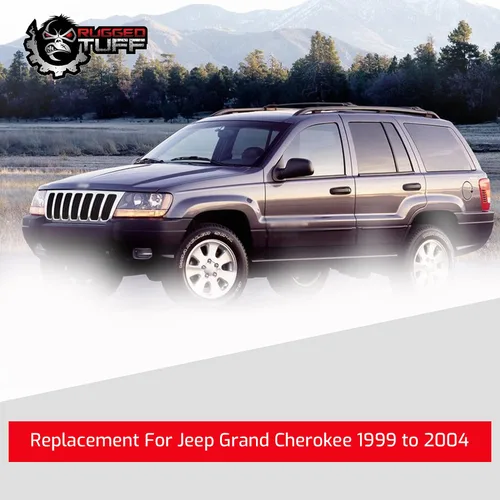 Vista 7 de Espejo lateral del pasajero de repuesto para Jeep Grand Cherokee 1999 2000 2001 2002 2003 2004 Jeep Grand Cherokee Puerta derecha espejos convexos