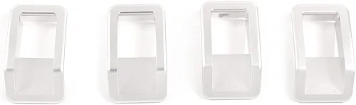 Vista 2 de Cubierta de bloqueo de puerta de automóvil de aleación de aluminio para Land Rover Defender 90 110 130 2004-2019 Accesorios de repuesto