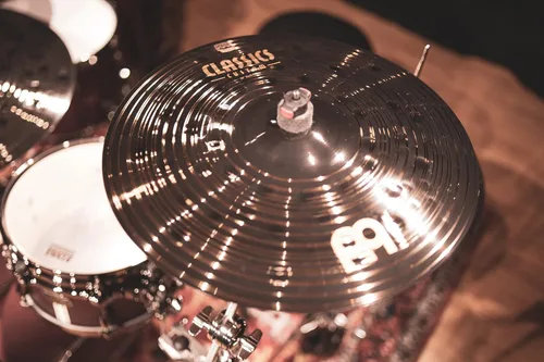 Vista 7 de Meinl Crash Platillo de 16 pulgadas – Classics Custom Dark – Fabricado en Alemania, 2 años de garantía (CC16DAC)