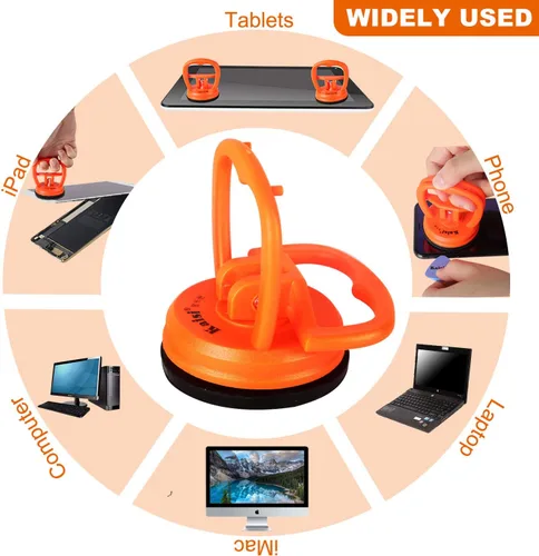 Vista 6 de Kaisiking Kit de reparación de ventosa de 2 piezas para pantalla de computadora de teléfono, compatible con iPad, Imac, Macbook, tableta, laptop