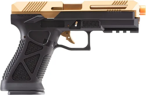 Vista 2 de HFC HG-282ASGB Pistola táctica de aire comprimido de gas (plata/dorada)