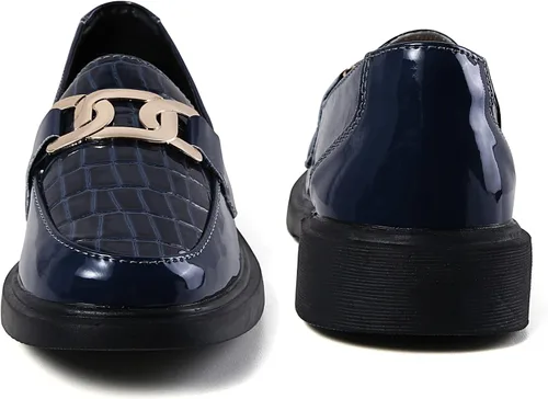 Vista 3 de VOCNTVY Mocasines para mujer, cómodos zapatos de trabajo para negocios