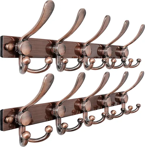 Vista 28 de Dseap Perchero de pared 2.0 Pro: resistente 300% más grueso, montaje en perno de 16 pulgadas, ganchos de pared de acero inoxidable para ropa