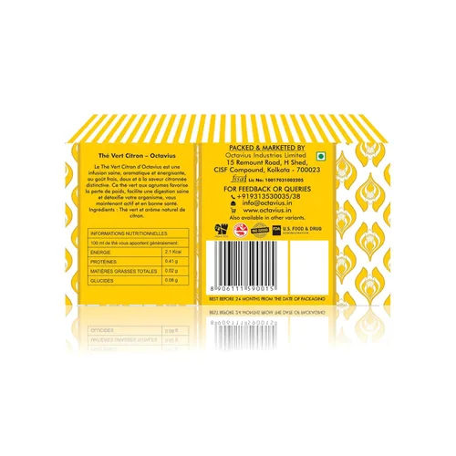 Vista 52 de Octavius Paquete de muestra de té Surtido de tés verdes Té verde de anís canela 50 bolsas de té de doble cámara envueltas Paquete variado