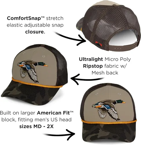Vista 4 de Paramount Outdoors - Colección de gorras deportivas para hombre para caza y pesca con ComfortSnap