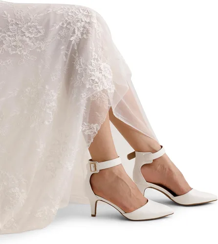 Vista 7 de DREAM PAIRS zapatos puntiagudos de vestir para mujer, de tacón bajo