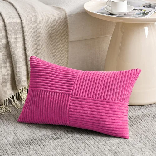 Vista 7 de Fancy Homi Fundas de almohada decorativas lumbares de color amarillo mostaza de 12 x 20 pulgadas para sala de estar, sofá cama, estilo rústico