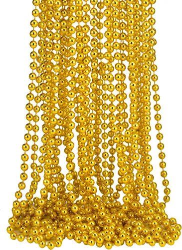 Collares de perlas de imitación de varios colores de 0.276 in a granel, perlas de juego de plástico para fiesta de té, decoración de boda de Gatsby