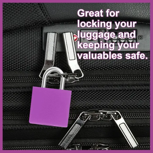 Vista 5 de 16 candados de maleta con llave, candados pequeños de metal para mochila, mini candado con llave multicolor, candado pequeño con llave, candado