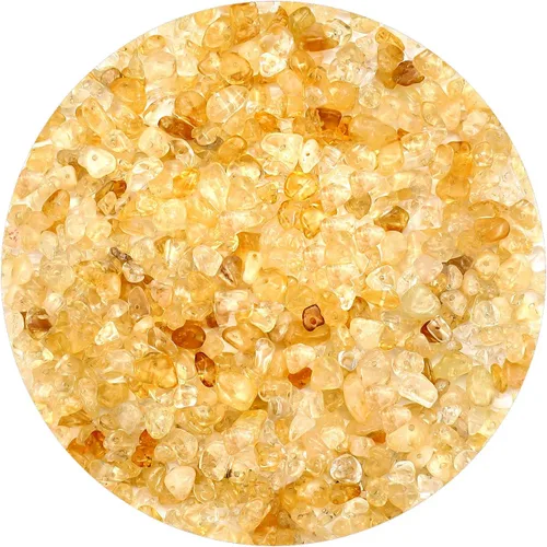 Vista 8 de Cuentas para hacer joyas, 900 cuentas sueltas de piedras preciosas de cristal natural, cuentas a granel de roca irregular con caja de plástico