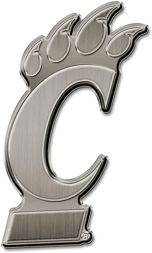 Vista 25 de Rico Industries Emblema de automóvil de níquel antiguo estándar de la NCAA para coche/camión/SUV