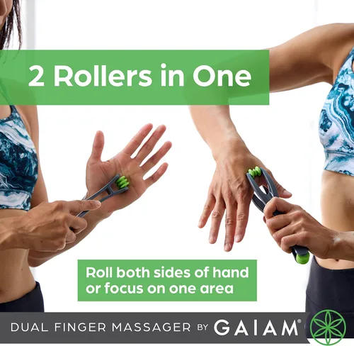 Vista 2 de Gaiam Masajeador de Dedos de Mano de Doble Cara
