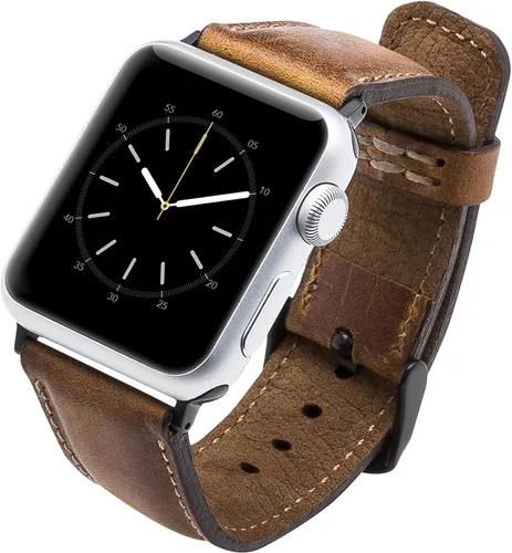 Tuscany - Correa de reloj de cuero prémium para Apple Watch Series 11, 10, 1.654 in, Series 9, 8, 7, 6, 5, 4, 3 y SE 3/2/1 de 1.614 pulgadas, 1.575