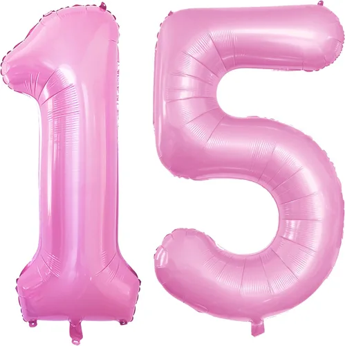 Vista 397 de GOER Globos con el número 80 para decoraciones de fiesta de cumpleaños número 80, globos de helio de aluminio jumbo de 42 pulgadas para 80 Oro rosa