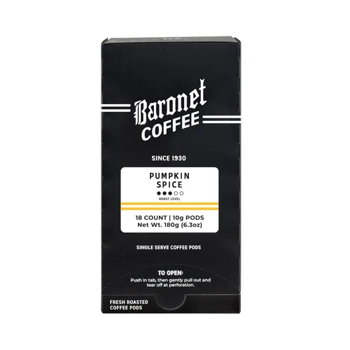 Vista 24 de Baronet Coffee Cápsulas de café descafeinado orgánicas pequeñas de aldea Descafeinado de comercio justo – Tostado medio 3 cajas de 18 cápsulas