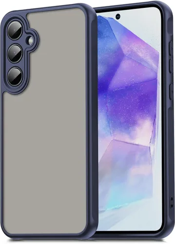 Vista 42 de Funda Qiinogow compatible con Samsung Galaxy A23 4G/5G, cubierta delgada para teléfono con absorción de golpes, funda protectora de fibra de carbono