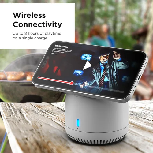 Vista 4 de Thore Soporte magnético para altavoz para iPhone con carga inalámbrica (compatible con MagSafe) 2023 Cool Tech Present para hombres, mujeres