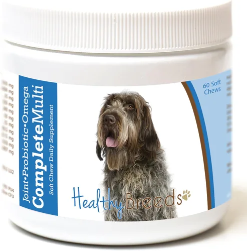 Vista 297 de Healthy Breeds Cavalier King Charles Spaniel - Multivitamínico todo en uno, completo con probióticos, glucosamina, condroitina y omegas, 60