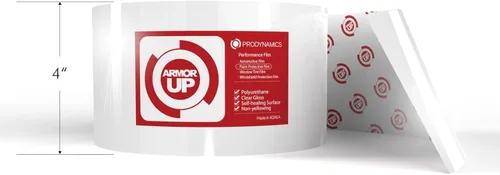 Vista 9 de [ARMOR UP] Película de protección de pintura transparente brillante de 3"x60" - Envoltura protectora automotriz de TPU de 6-mil - No amarillea