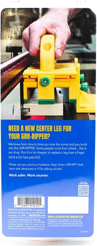 Vista 3 de MICRO JIG - GRP-3Y Micro Jig Amarillo Reemplazo Centro Pierna Para GRR-Ripper