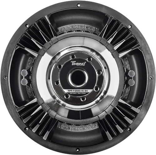 Vista 9 de Timpano Subwoofer D4 de 12 pulgadas de 2500 vatios de potencia máxima dual de 4 ohmios, 12 altavoces de subwoofer de 0.925 in de alto Xmax