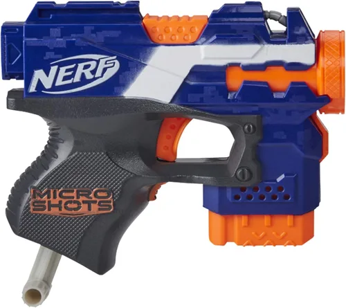 Vista 5 de NERF MicroShots 6-Blaster Bundle - 6 Mini Lanzadardos Elite y 6 Dardos Oficiales Elite - Para Niños, Adolescentes, Adultos (Exclusivo de Yaxa)