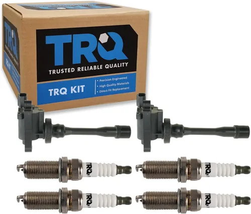 Vista 55 de TRQ Kit de bobina de encendido y bujía Iridium 12 piezas compatible con Ford Explorer 2020-2021 Police Interceptor Utility Lincoln Aviator con V6