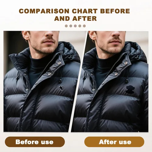 Vista 3 de Azobur Parches de reparación de chaquetas de plumón, impermeables, autoadhesivos, parches de tela de nailon para chaquetas hinchadas
