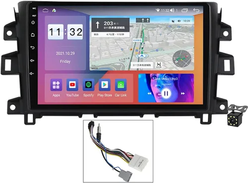 Vista 8 de Android 11 Radio de coche reproductor multimedia para Nissan Navara Frontier NP300 2014-2017 navegación GPS coche estéreo 9 "pantalla con Carplay