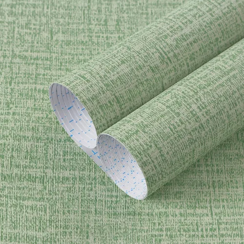 Vista 9 de Guvana Papel tapiz autoadhesivo con textura rosa, moderno, extraíble, autoadhesivo, tela gruesa, de lino sintético, para dormitorio, sala de estar