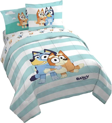 Vista 35 de Jay Franco Minecraft Daytime - Juego de ropa de cama completa de 7 piezas - Incluye edredón y juego de sábanas - La ropa de cama presenta a Alex