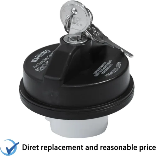 Vista 5 de Tapa de gas de bloqueo, tapa de combustible con bloqueo para Chrysler Dodge Jeep Ram - Liberty Compass Commander Challenger Patriot Grand Caravan