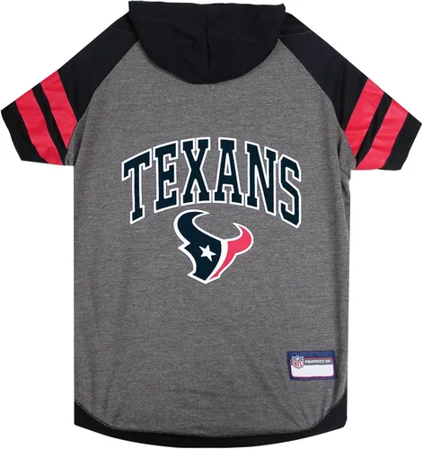 Vista 26 de NFL sudadera con capucha tee para perros y gatos. Fútbol perro sudadera con capucha playera disponible en todos los equipos de 32 NFL. cuttest