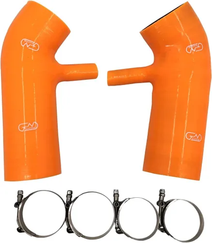 Vista 5 de Kit de manguera de entrada de aire de silicona compatible con Nissan 370z Infiniti G37 2009-2014 (negro)