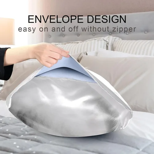 Vista 100 de Fundas de almohada Blueangle con diseño de rayas de béisbol – Fundas de almohada suaves y transpirables – Lavables a máquina – Fundas de almohada