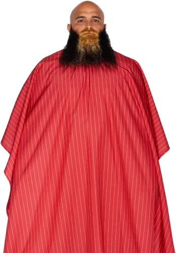 Vista 15 de Barber Strong The Barber Cape - Funda para corte de pelo para hombres, material repelente y reductor estático, tela resistente al agua