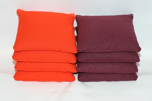 Vista 4 de Bolsas de cornhole con regulación ACA de Donkey Sports (personalizable) Juego de 8. Relleno de maíz.