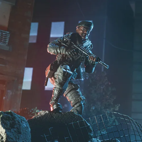 Vista 5 de G.I. Joe Serie Clasificada Lonzo Stalker Wilkinson - Figura de acción coleccionable 46, juguete con múltiples accesorios a escala de 6 pulgadas