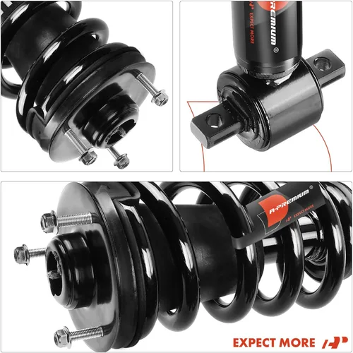 Vista 7 de A-Premium Puntales delanteros compatibles con Chevy y GMC - Tahoe 2007-2020, Yukon 2007-2020, Avalance 2007-2013, Suburban 2015-2020, sin ruedas