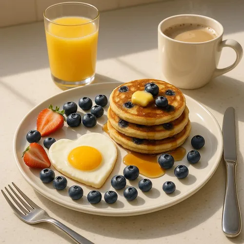 Vista 3 de HIC Kitchen Anillos antiadherentes para cocinar huevos y panqueques, en forma de corazón, acero al carbono antiadherente; libre de PFOA y BPA, juego